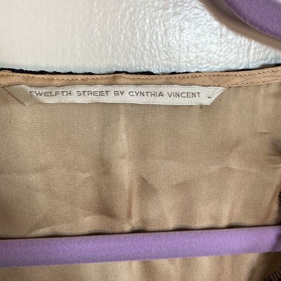 Twelfth Street by Cynthia Vincent- Sleeveless Lace Maxi Dress- Size Medium - Picture 10 of 17